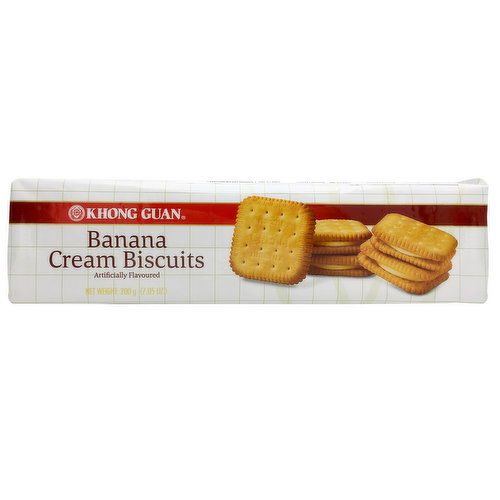 Khong Guan - BANANA CREAM BISCUITS