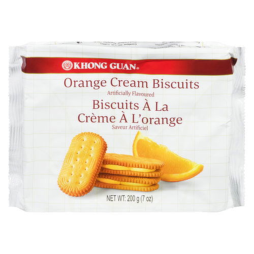 Khong Guan - Orange Cream Biscuits