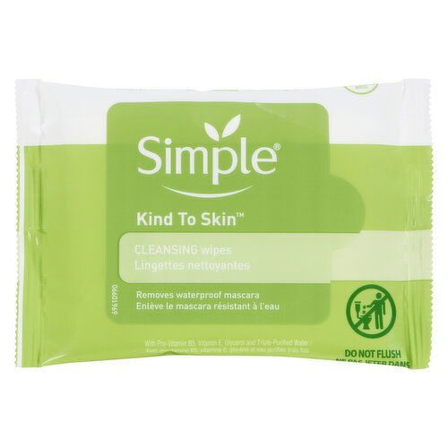 Simple - Cleansing Facial Wipes Sensitive Skin, Trial Size