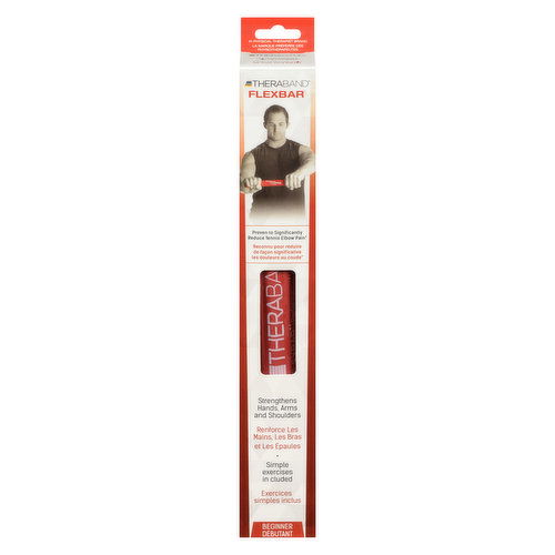 Theraband Flexbar Red Beginner Save On Foods