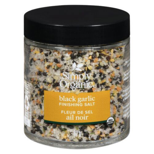 Simply Organic - Finishing Salt Black Garlic Organic