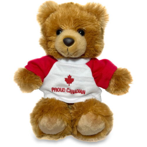 Canada Day - Stuffed Bear with T-Shirt 10 in