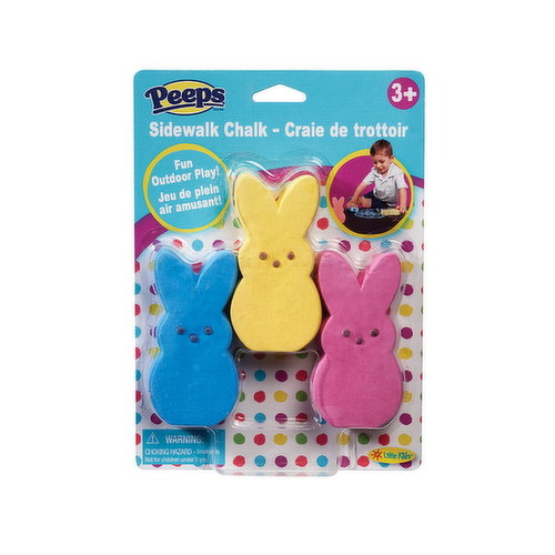 Little Kids Inc - Peeps Sidewalk Chalk 3 Pack