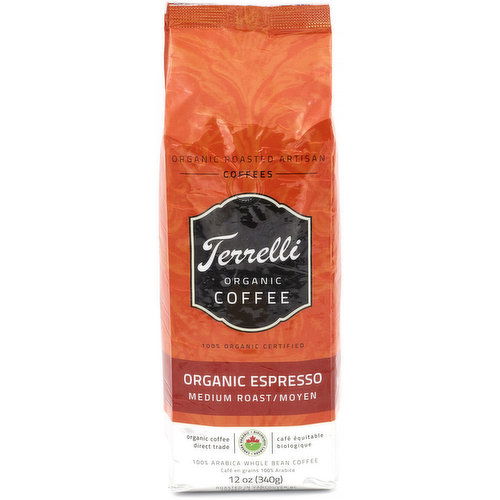 Terrelli - Organic Espresso Medium Roast