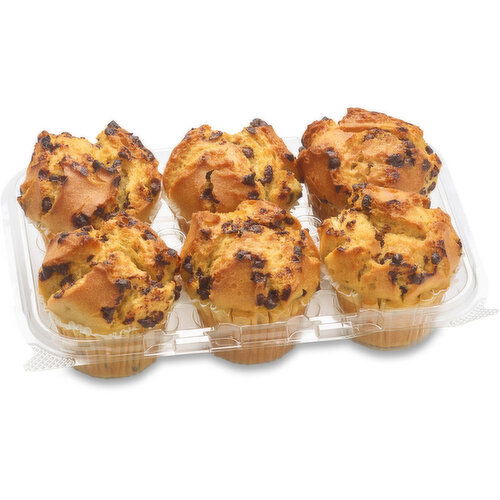 Bake Shop - Chocolate Chip Muffins, 6 Pack