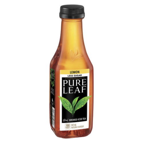 Lipton - Pure Leaf Iced Tea Less Sugar, Lemon