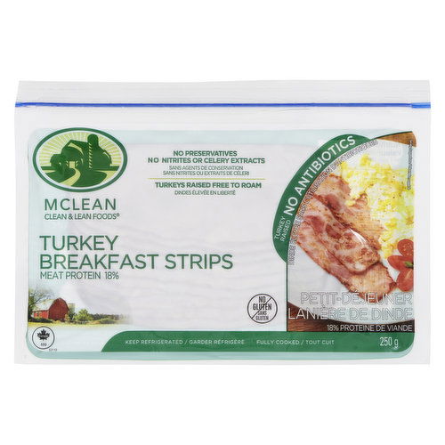 Mclean Meats - Breakfast Strips Turkey