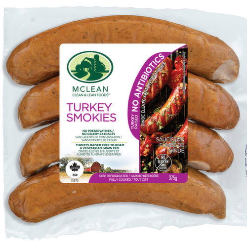 Mclean Meats - MCLNMT Turkey Grills All Ntrl Pres Free