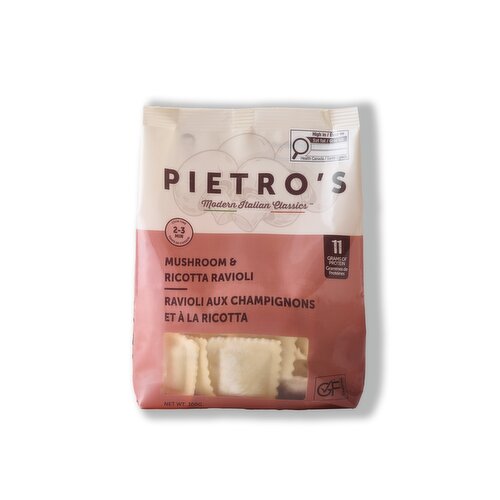 Pietro's - Gluten Free Mushroom & Ricotta Ravioli