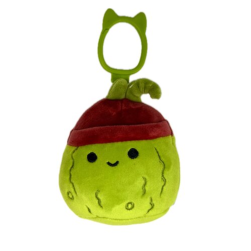 Squishmallow - 3.5In Clip Salim Green Pickle