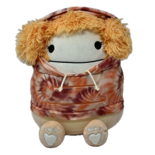 Squishmallow - Tie Dye Hoodie Shasta Bigfoot 12In