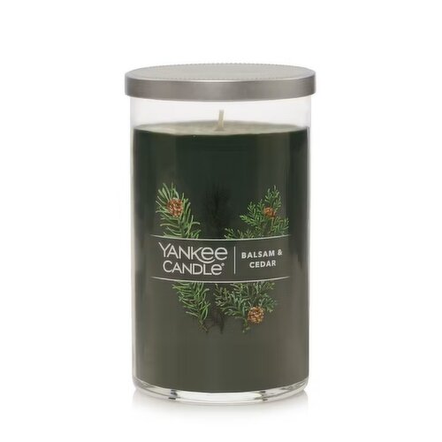 Yankee - Candle Pillar Balsam & Cedar