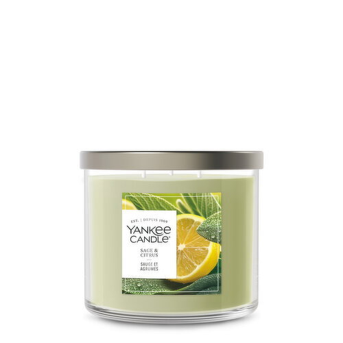 YANKEE CANDLE - Jar Candle 3 Wick Sage & Citrus
