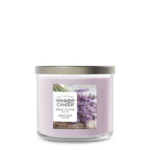 YANKEE CANDLE - Dried Lavender & Oak Jar Candle - 3 Wick