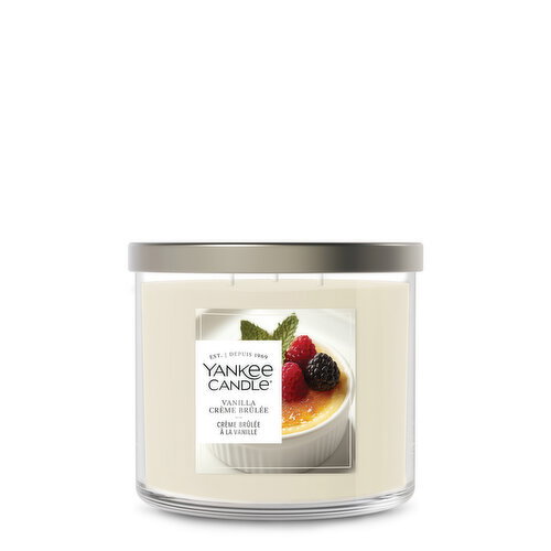 YANKEE CANDLE - Vanilla Creme Brulee Jar Candle - 3 Wick