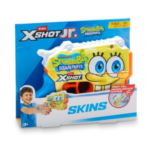 Xshot - Jr. Fastfill Skins Spongebob Squarepants