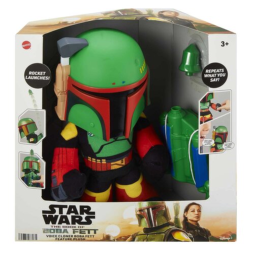 MATTEL - StarWars Boba Fett Voice Cloner Plush