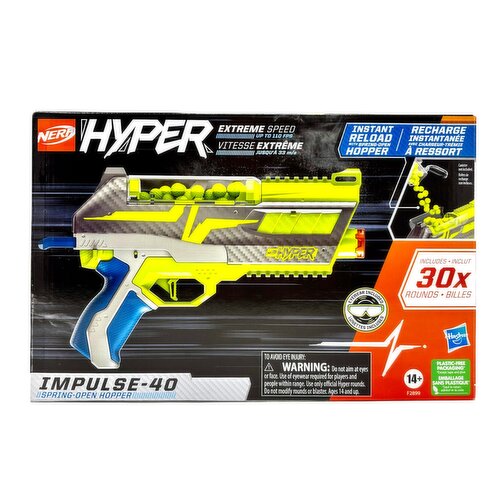 Hasbro - Nerf Hyper Impulse- 40 Extreme Speed
