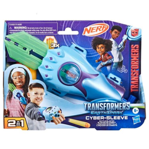 Nerf - Transformers Earth Spark Cyber-Sleeve Battle Blaster