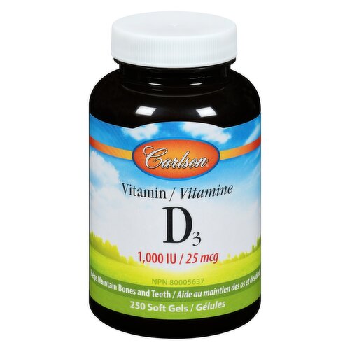Carlson - Vitamin D3 1000IU