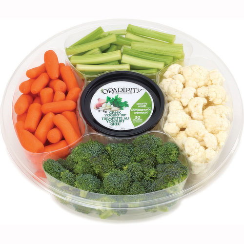 Western Family - Veggie Tray w/ Dip, 12In, Fresh