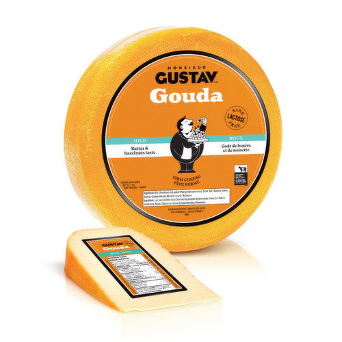 Monsieur Gustav - Cheese Gouda Mild Lactose Free Canadian