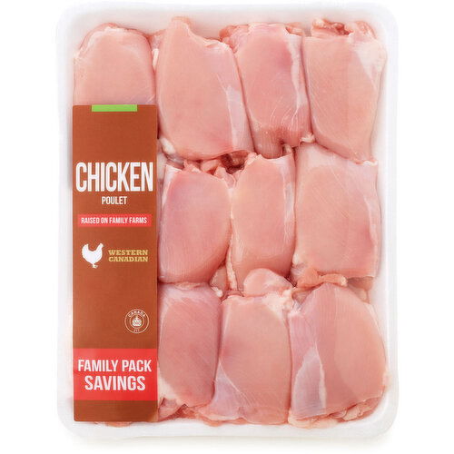 Save-On-Foods - Chicken Thighs Boneless and Skinless, Value Pack