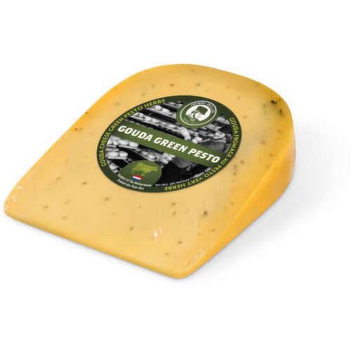Henri Willig - Pesto Gouda Cheese MF 34% Msture 43%