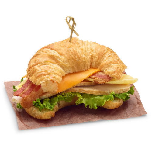 Save-On-Foods - Breakfast Croissant Club Sandwich