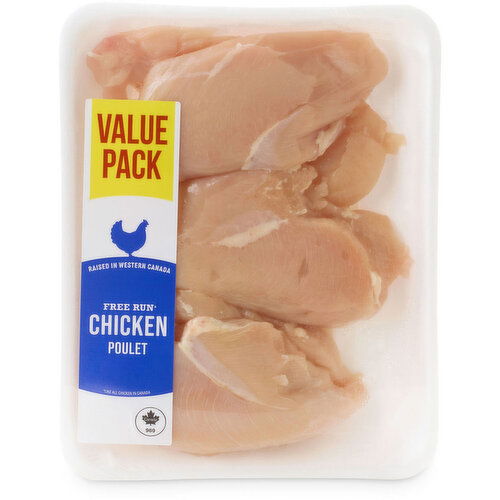Western Canadian - Chicken Breast Boneless Skinless, Fresh