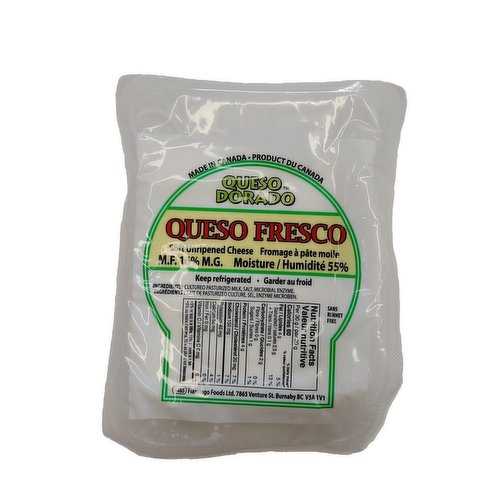 Queso Dorado - Queso Fresco Unripened Cheese