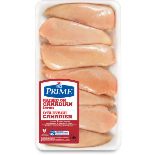 Maple Leaf - Prime Chicken Breast, Boneless Skinless Fresh