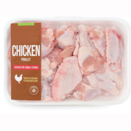 Western Canadian - Split Chicken Wings, Fresh