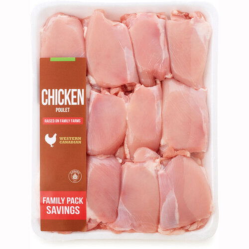 Save-On-Foods - Chicken Thighs Boneless and Skinless, Value Pack