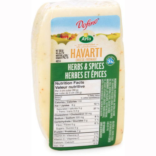 Deli Fresh - Havarti Cheese - Herbs & Spices