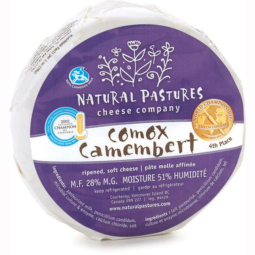 Natural Pastures - Natural Pastures Comox Camembert