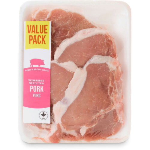 Western Family - V/P Pork Loin Chops Center Cut