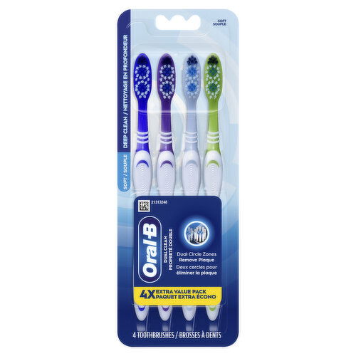 Oral-B - Dual Clean Toothbrushes - Soft