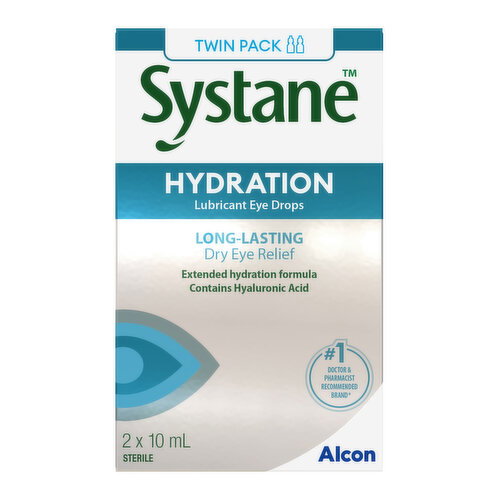 Systane - Hydration Twin Lubricant Eye Drops, 10 mL