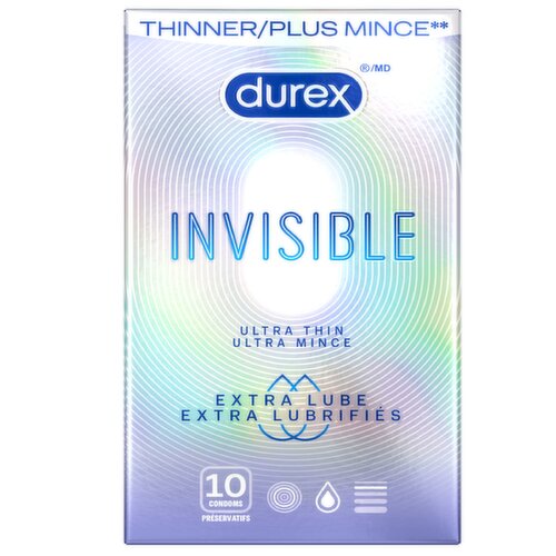 DUREX - Condom Invisible Extra Lube
