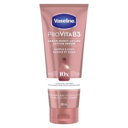 Vaseline - Pro VitaB3 Serum-Burst Lotion, Supple & Soft