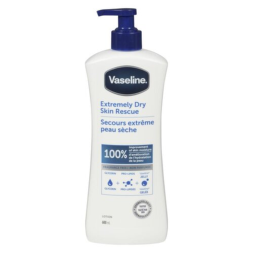 Vaseline - Lotion Extremely Dry Skin Rescue Fragrance Free