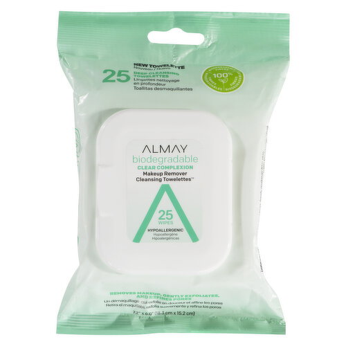 ALMAY - Biodegradable Clear Complexion Makeup Removing Towelettes