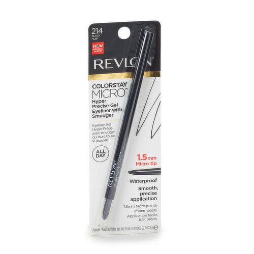 REVLON - ColorStay Micro Hyper Precision Gel Eyeliner, Black 214