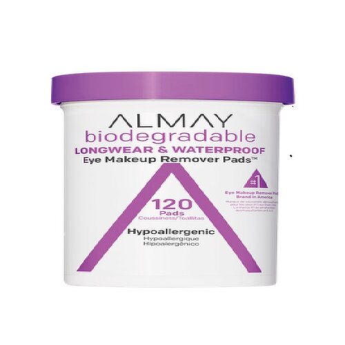 REVLON - Almay Biodegradable Longwear & Waterproof Eye Makeup Remover Pads