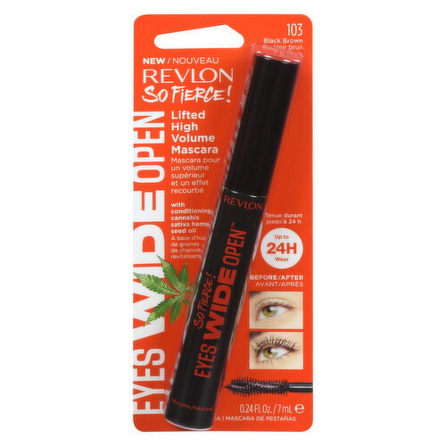 REVLON - So Fierce Eyes Wide Open Mascara Black Brown