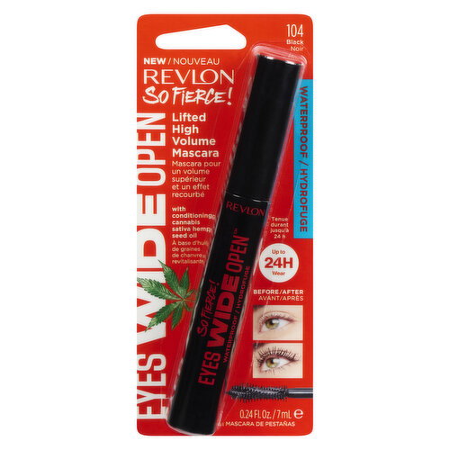 REVLON - So Fierce Eyes Wide Open Waterproof Blackest Black
