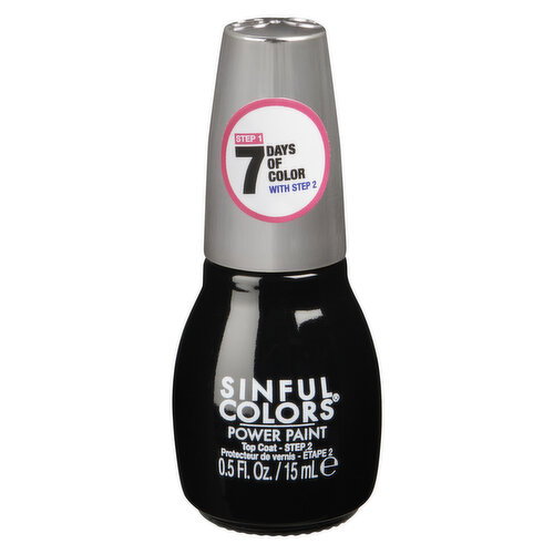 Sinful - Power Paint Nail Polish Top Coat