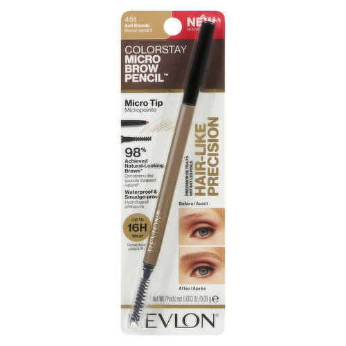 Revlon - ColorStay Micro Brow Pencil - Ash Blonde