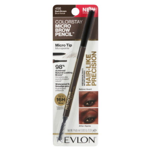 Revlon - Colourstay Micro Brow Pencil - Dark Brown